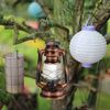 Relaxdays 10 x Sturmlaterne LED kupfer Bild 3