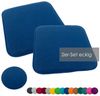 heimtexland Â® Sitzkissen Set Filz Stuhlkissen Stuhlauflage Filzkissen Stuhl Polster Kissen Typ631 2er Set 35 x 35 cm Eckig Marineblau Bild 4