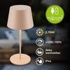 Briloner Leuchten LED Tischleuchte Tischlampe kabellos Akku Touch Dimmbar USB-C, LED wechselbar, 2700K, 9,5x20,5 cm, Indoor/Outdoor, Balkon, Terrasse, Wohnzimmer Bild 3