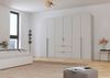 OTTO home Drehtürenschrank Kleiderschrank Schrank Garderobe AGORDO mit Dekor- oder Hochglanzfront (in zwei Griff-Farben, Breiten 91-360 cm) mit Außenschubkästen, in 7 Breiten und 2 Höhen MADE IN GERMANY Bild 2