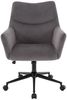 Carryhome 'MALAGA' Bürodrehstuhl Velours, Velours grau, 64 x 98 x 68 cm, höhenverstellbar, 140 kg belastbar Bild 3