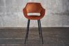 KAWOLA Barhocker ZAJA Barstuhl Sitzhöhe 76 cm Velvet cognac 114 x 59 x 57 cm Bild 2