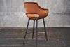 KAWOLA Barhocker ZAJA Barstuhl Sitzhöhe 76 cm Velvet cognac 114 x 59 x 57 cm Bild 5
