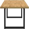 vidaXL Esstisch NOAIN U-Form-Beine 160x90x75 cm Massivholz Kiefer 4100044 Bild 4