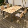 Siena Garden Silva Dining Tisch 160x90 cm - Aluminium (matt anthrazit) & FSC-Teak Bild 4