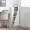 vidaXL Eckschrank Hochglanz Weiß 32x32x102cm Holzwerkstoff 889859 Bild 4