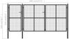 vidaXL Gartentor Stahl 400 x 150 cm Anthrazit 144331 Bild 5
