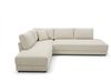 KAWOLA Schlafsofa SADIRA Ecksofa Stoff cremeweiß Recamiere links 89 x 209 x 288 cm Bild 3