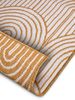 Hanse Home Pangli Outdoor Teppich Wetterfest – Wendeteppich Skandinavischer Boho Style Wasserfest Einfarbig Geometrisch 3D-Effekt für Garten, Balkon, Terrasse, Wohnzimmer – Ocker, 120x170 cm Bild 4