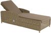 Inko Lounge-Liege Leona Rattanoptik Sonnenliege Loungeliege 3 Farben zur Wahl Rattanoptik natur Bild 5