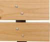 Gartenbank HWC-O20, Sitzbank Parkbank Holzbank 3-Sitzer, Gusseisen Holz Kiefer, 170cm ~ hellbraun Bild 4