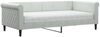 vidaXL Tagesbett mit Matratze Hellgrau 90x190 cm Samt 3197760 Bild 2