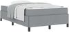 vidaXL Boxspringbett Hellgrau 120 x 200 cm Stoff 3398850 Bild 2