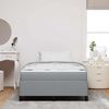vidaXL Boxspringbett Hellgrau 120 x 200 cm Stoff 3398850 Bild 3