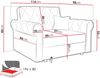 Schlafsofa Sofa Viva Roma I (Farbe: Paros 02) Bild 5