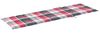 vidaXL Sonnenliege mit Roter Karomuster-Auflage Kiefer Imprägniert 3065832 Bild 5