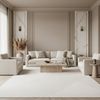 KADIMA DESIGN Teppich ILLER Wohnzimmer Schlafzimmer Waschbar Wohnzimmerteppich Esszimmer, Läufer, Höhe: 14 mm, Creme, 80x150 cm, Strapazierfähig Fußbodenheizung 3D Waschbar Bild 1