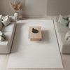KADIMA DESIGN Teppich ILLER Wohnzimmer Schlafzimmer Waschbar Wohnzimmerteppich Esszimmer, Läufer, Höhe: 14 mm, Creme, 80x150 cm, Strapazierfähig Fußbodenheizung 3D Waschbar Bild 3