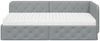 vidaXL Eckbettgestell Hellgrau 90 x 200 cm Stoff 3394045 Bild 5