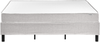 Boxspringbett ohne Kopfteil Stoff COUNTESS 180 x 200 cm Hellgrau Bild 4