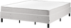 Boxspringbett ohne Kopfteil Stoff COUNTESS 180 x 200 cm Hellgrau Bild 5