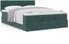 vidaXL Ottoman-Bett mit Matratze Dunkelgrün 140x190 cm Samt 3311702 Bild 4