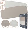 Lionelo Bambus-Spannbettlaken 70x28 cm, 2er-Set. Für Babys, für Babywannen und Babybetten, Natürliches Material, Atmungsaktiv und Weich, Hautfreundlich, Bamboo Sheet Bild 2
