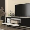 TV-Lowboard Verpsboga kurzes Gestell 180x32x47 cm Schwarz [en. casa] Bild 4