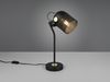 Retro Schreibtischlampe MIXA schwenkbar aus Metall Schwarz Gold, Höhe 45cm Bild 3