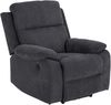 TV-Sessel >Mora< in Grau, Stoff, Stahl - 89,5x98x95cm (BxHxT) Bild 2