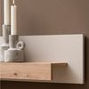 Lomadox Wandregal SITTEN-61, 159 cm, Eiche mit Kaschmir Beige, Ablagefläche für Deko Bild 2
