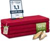 Klappmatratze Faltmatratze 110 cm breit (Basic) - 200x110x8cm -, livasia, 8 cm hoch, Kapok, vegan, handgefertigt Bild 5