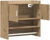 vidaXL Wandregal Wandhalterung Artisan-Eiche 80 x 36 x 80 cm 8011386 Bild 3