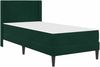 vidaXL Bettgestell mit Matratze Dunkelgrün 90 x 190 cm Samt 3414833 Bild 3