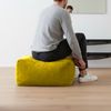 Green Bean® Indoor Sitzhocker Pouf 70x33x28cm EPS-Perlen Füllung & Cordstoff Kuschelig Weich Waschbar - Drinnen Bodenkissen Liegekissen Sitzkissen Sitzhocker Relax-Sessel Kinder Erwachsene Stoff Gelb Bild 5