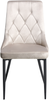 Esszimmerstuhl 2er Set AVENIR Samtstoff Taupe Bild 5
