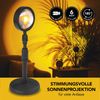 MAXXMEE LED-Sunset-Lampe - 180° dreh- und verstellbar - schwarz Bild 2