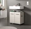 welltime Waschbeckenunterschrank FLORENZ, Waschbeckenunterschrank mit Rollen, hochwertige MDF-Front (1-St) Waschbeckenunterschrank, WBU, Unterschrank, Bad, Badezimmer Bild 2