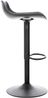 Barhocker höhenverstellbar Schwarz JUTO - Kunststoff, 68,5-94x43x44cm Barhocker mit Lehne Tresenhocker Barstuhl Küchenhocker Thekenhocker hoher Stuhl Bild 2