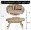Marrakesch Orient & Mediterran Interior Beistelltisch Picknick Klapptisch Roman 40cm (1-St), Handarbeit Bild 2