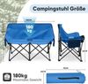 Sunula Klappbares Campingsofa für 2 Personen, Blau Bild 3