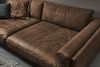 KAWOLA Big Sofa RAINA Leder braun 85 x 150 x 254 cm Bild 2