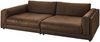 KAWOLA Big Sofa RAINA Leder braun 85 x 150 x 254 cm Bild 3