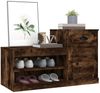vidaXL Schuhschrank Räuchereiche 100x42x60 cm Holzwerkstoff 816421 Bild 4
