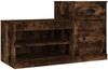 vidaXL Schuhschrank Räuchereiche 100x42x60 cm Holzwerkstoff 816421 Bild 2
