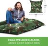 Green Bean® Sitzsack XXL 140x180cm 380 Liter Kinder & Erwachsene Bean Bag EPS Perlen Füllung Outdoor Riesensitzsack - waschbares und wetterfestes Lounge Sitzkissen - Camouflage Grün Bild 5