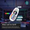 LUXULA LED Wandstrahler RGB Farbwechsel Fluter, LED fest integriert, 50W Außenstrahler mit Fernbedienung Bild 4