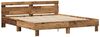vidaXL Bettrahmen mit LED Altholz 200 x 200 cm Holzwerkstoff 3333933 Bild 5