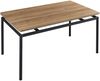 Esstisch Hemnes für 6 Personen 140x80 cm Eiche-Optik [en. casa] Bild 4