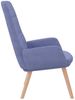 vidaXL Relaxsessel Jeansblau Stoff 4102652 Bild 4
